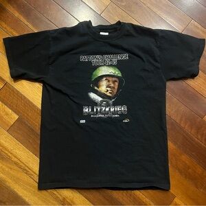 Vintage Blitzkrieg Rolling Thunder Video Game Promo Shirt Medium